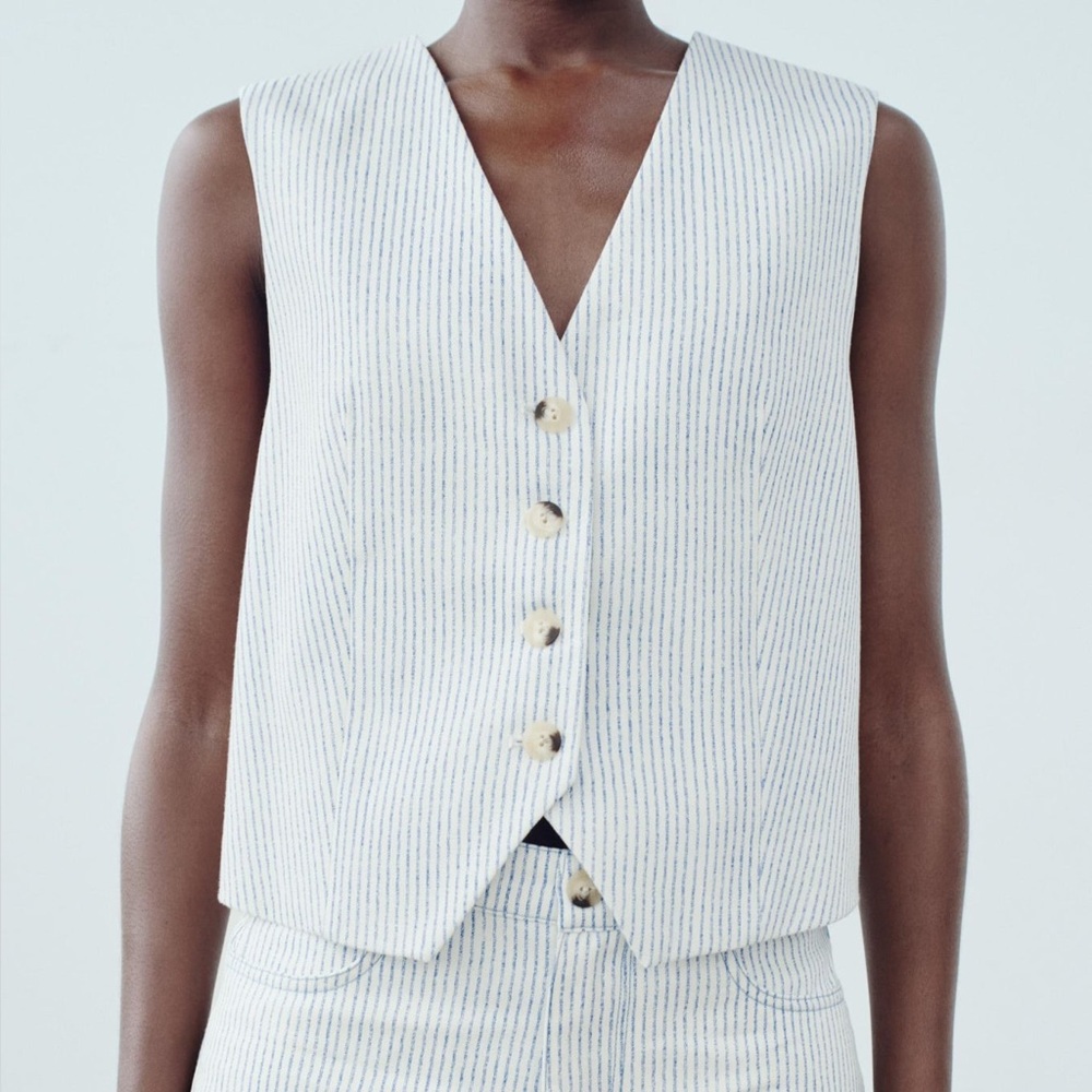 Zara Striped Vest